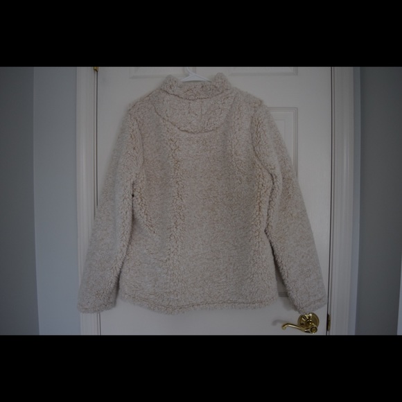 Fuzzy quarter zip (with pockets!) - Picture 2 of 6